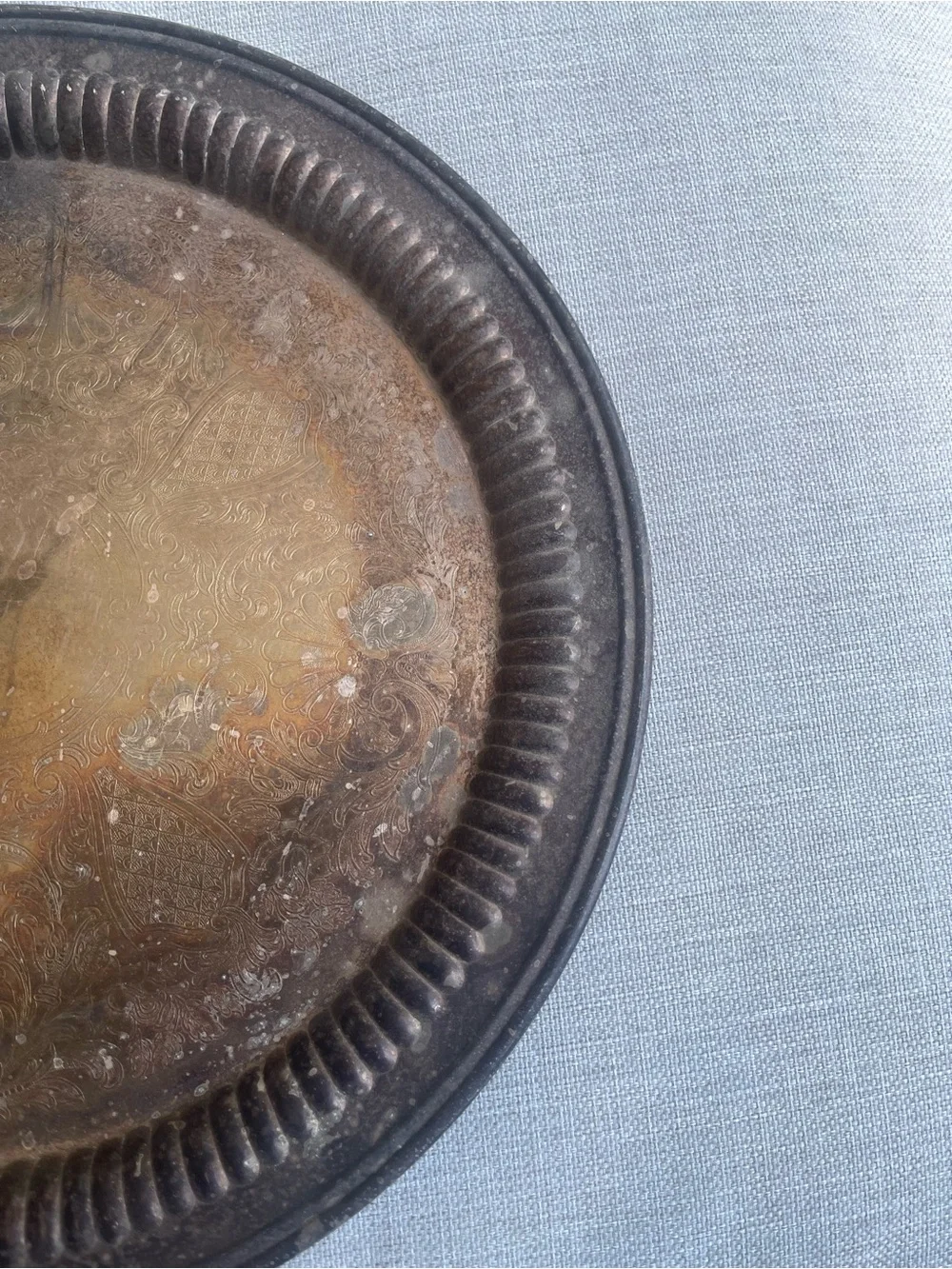 Gorman Newport silver serving platter